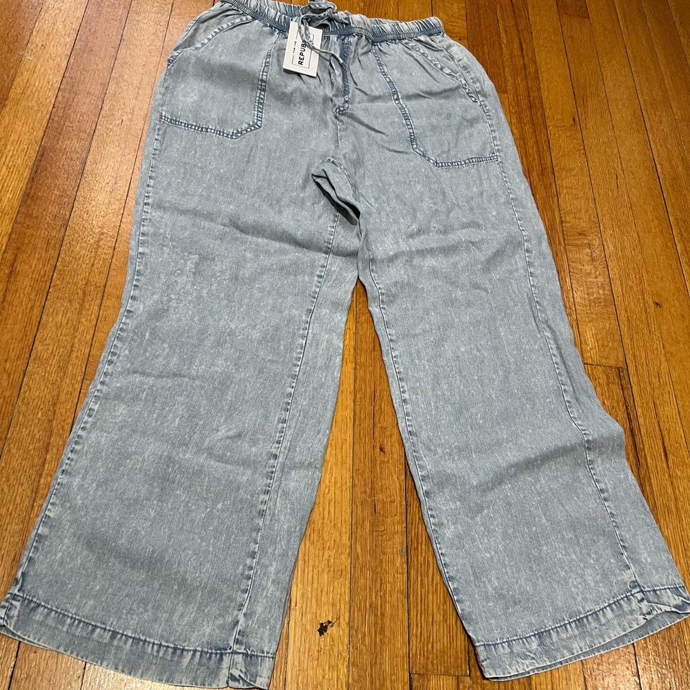 Republic Light Blue Wide Leg Jeans
